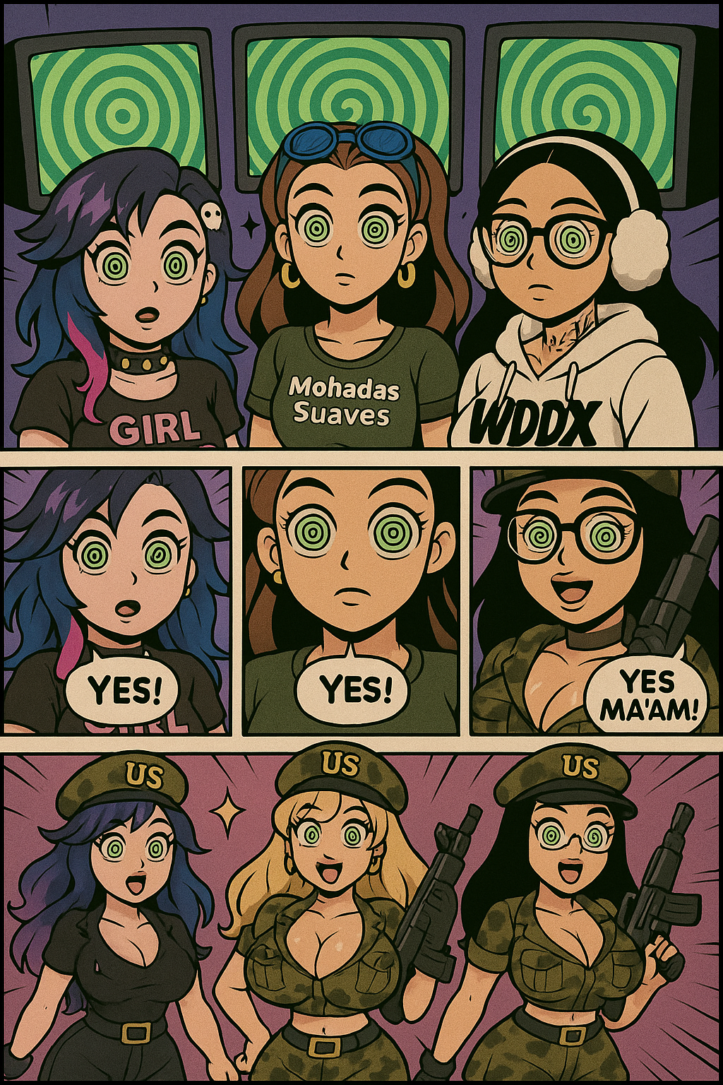 Military Bimbo Brainwashing by TGTFFactory on DeviantArt