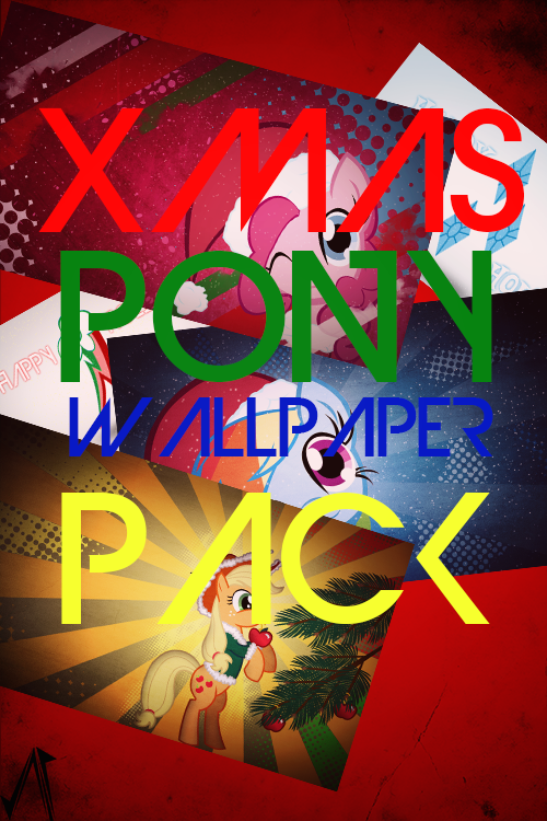 Xmas Pony Wallpaper Pack!