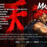 SSF4 AE Akuma Menu