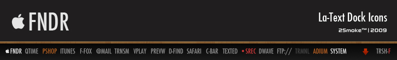 La-Text Dock Icons