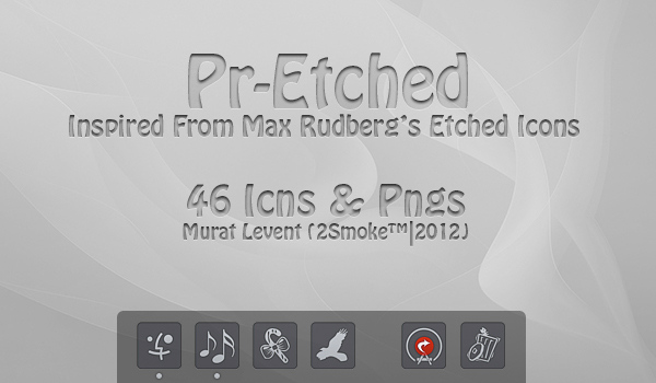 Pr-Etched Dock Icons