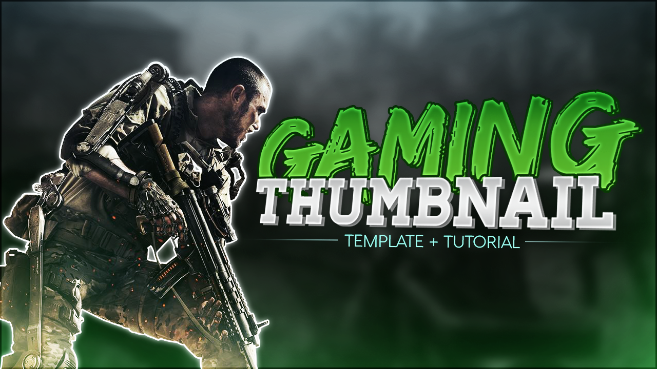 Free Youtube Gaming Thumbnail Template By Marcdesigns On Deviantart