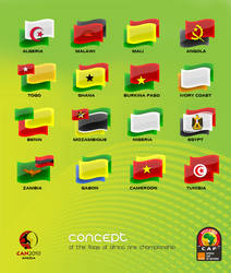 flags of Africa...angola 2010