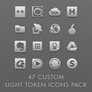 47 Custom Light Token Icons Pack