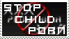 Stop Child Porn Stamp by ppgrainbow