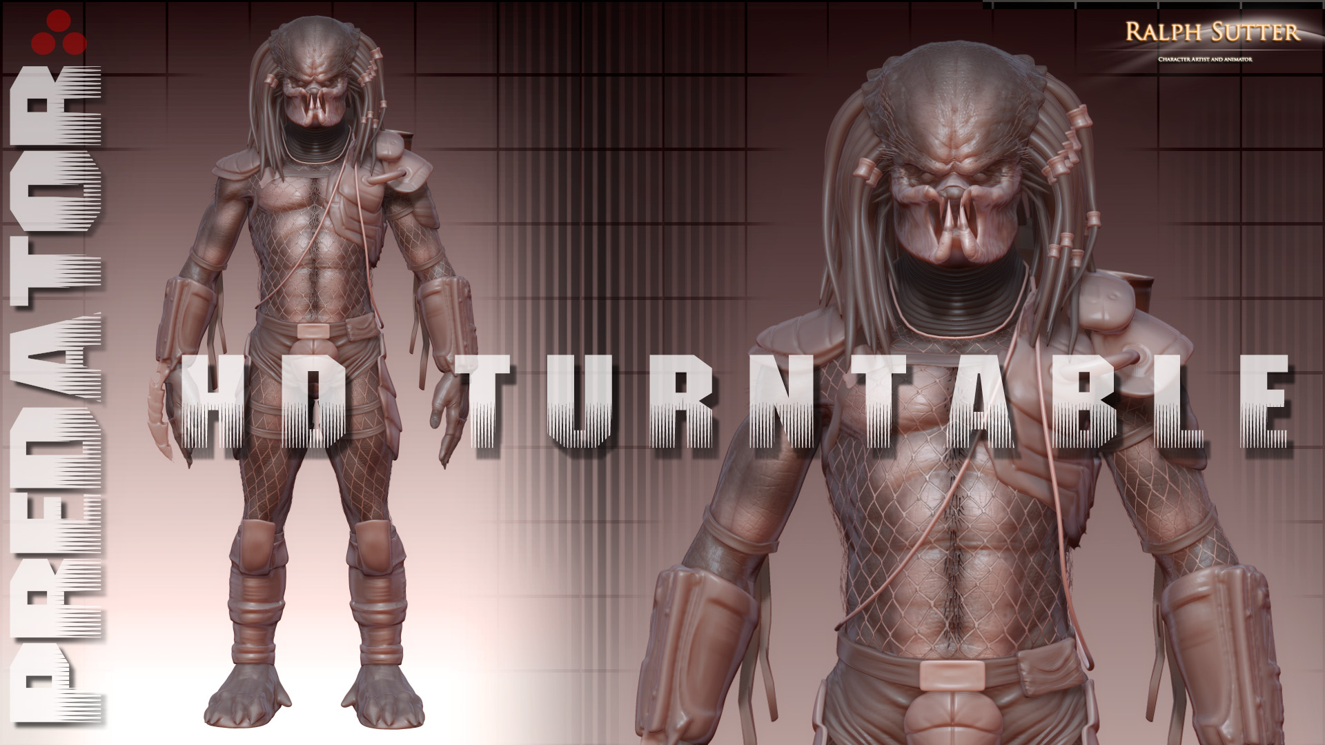 Predator - WIP Zbrush HD Turntable 2.0