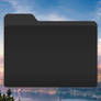 OS X Yosemite Black Folder Icon