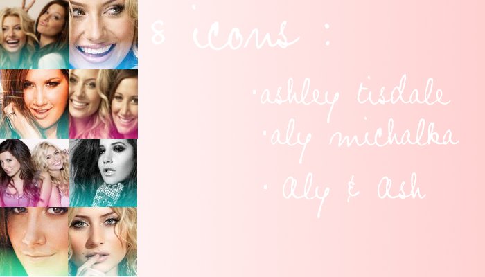 Icon AshleyTisdale+AlyMichalka