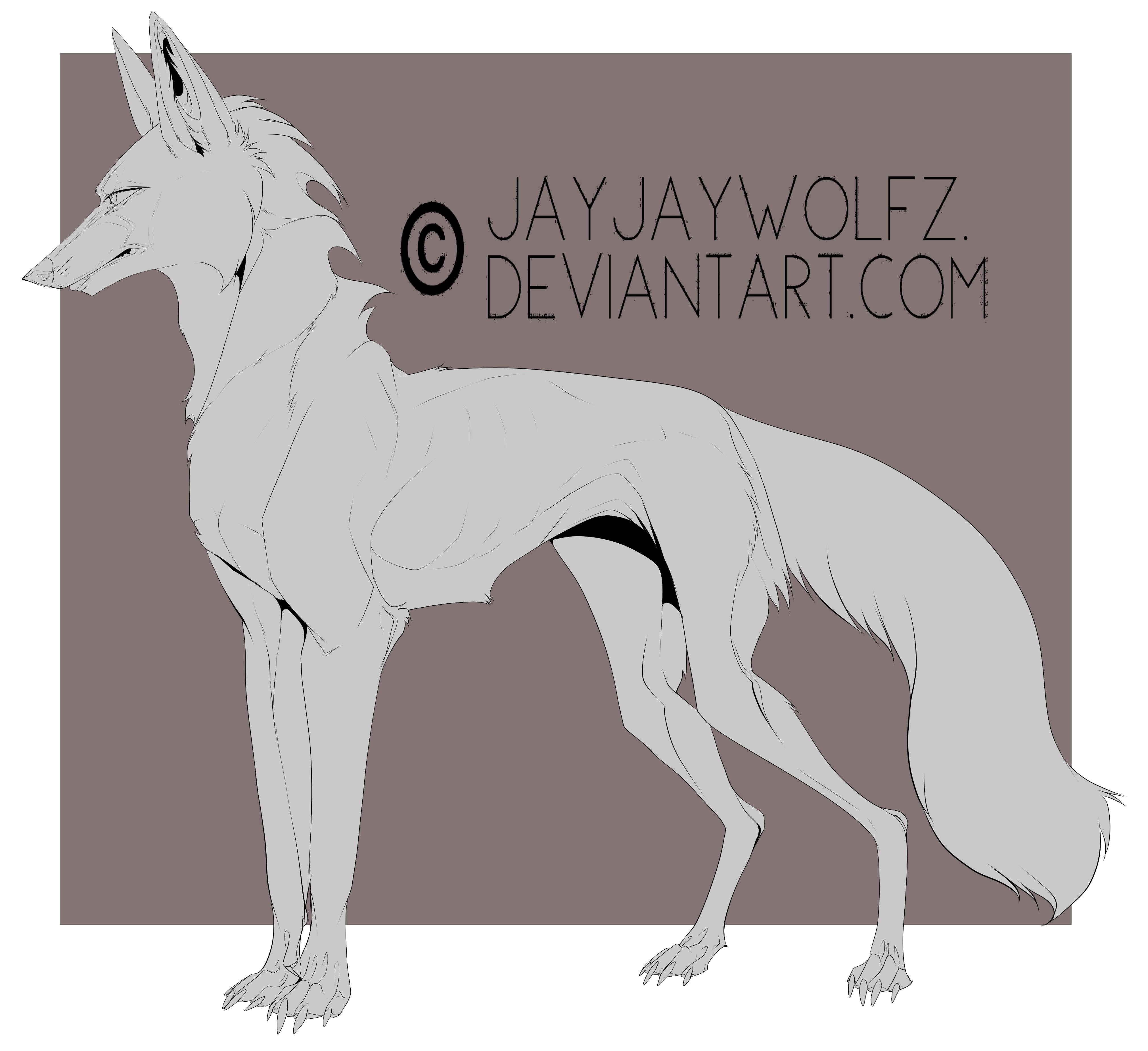 Free Lineart by JayJaywolfz on DeviantArt