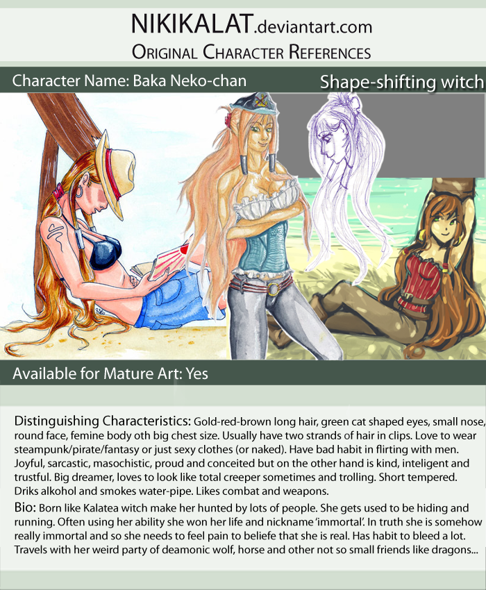 OC Reference Baka by NikiKalat on DeviantArt