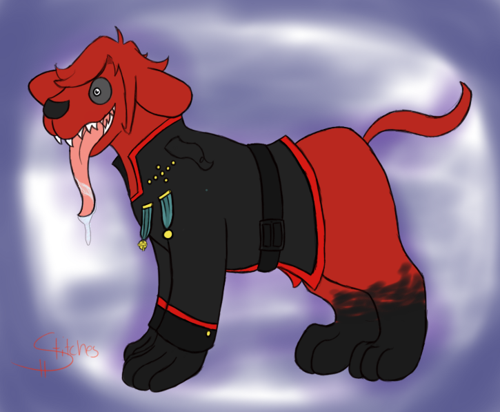 Triv the Big Red Dog