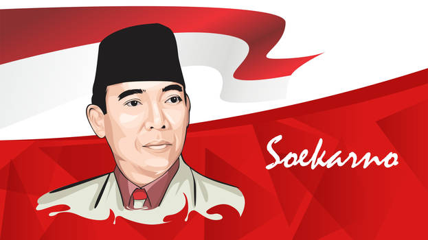 Soekarno Vector Art