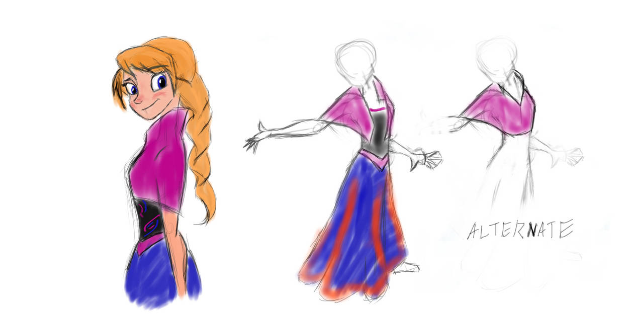 Anna dress ideas by DraftsforNovels on DeviantArt