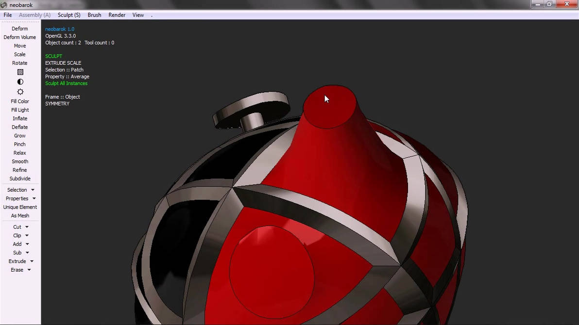 Neobarok :: Mesh sculpt II by hypnothalamus on DeviantArt