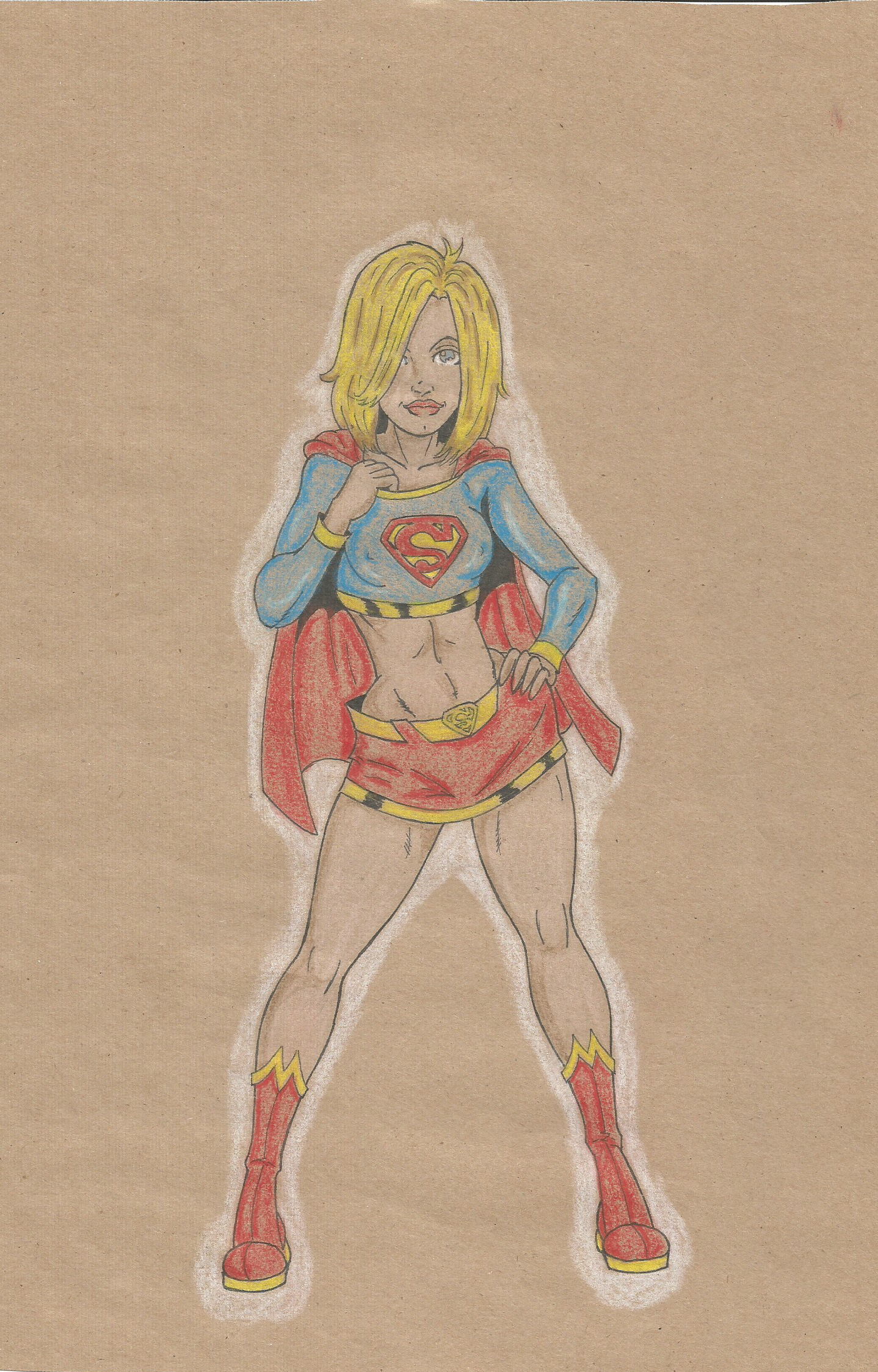 Supergirl Paper Bag Experiment