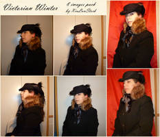 Victorian Winter Portrait Stock Pack