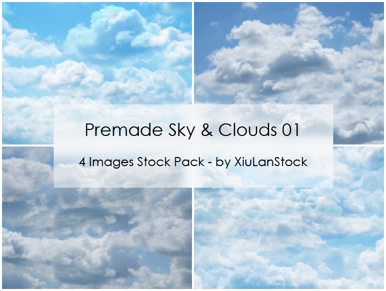 Premade Sky and Clouds Stock Pack 01