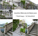 Garden Balcony and Staircases by XiuLanStock