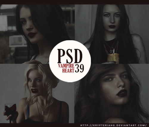 PSD 39 - Vampire Heart by KrypteriaHG on DeviantArt