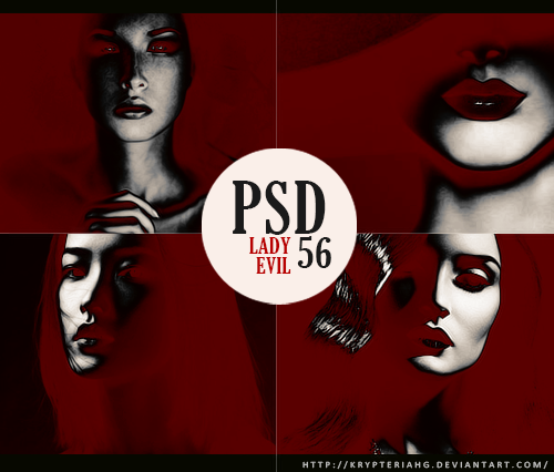 PSD 56 - Lady Evil by KrypteriaHG on DeviantArt