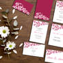 Wedding Invitationcherry blossom  floral