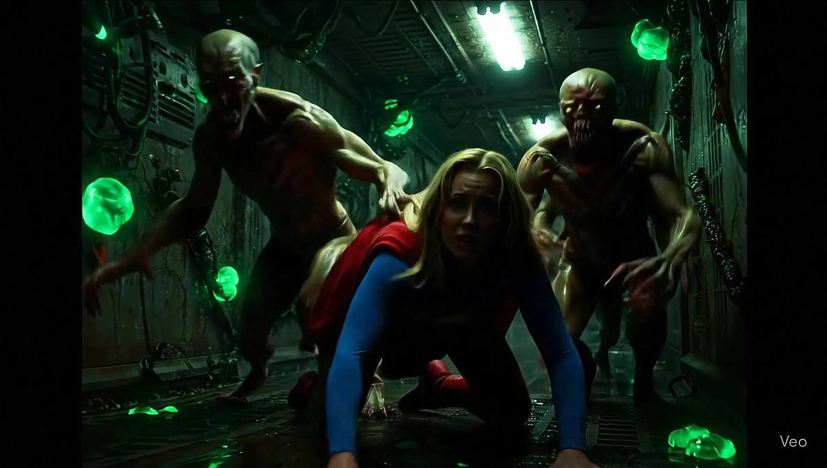 Supergirl vs Zombies by justnorm on DeviantArt
