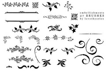 Embellishment brushes