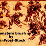 Monsters brush set