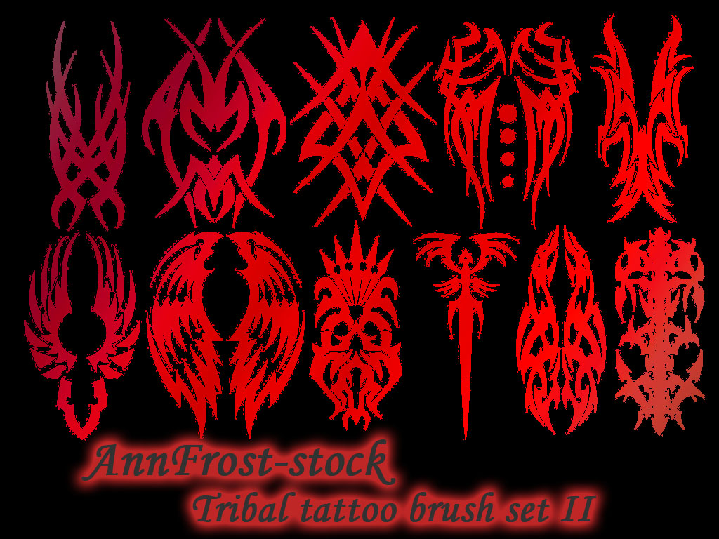 Tribal tattoo brushes II