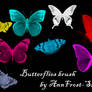 Butterflies brush