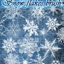 Snow flakes brush