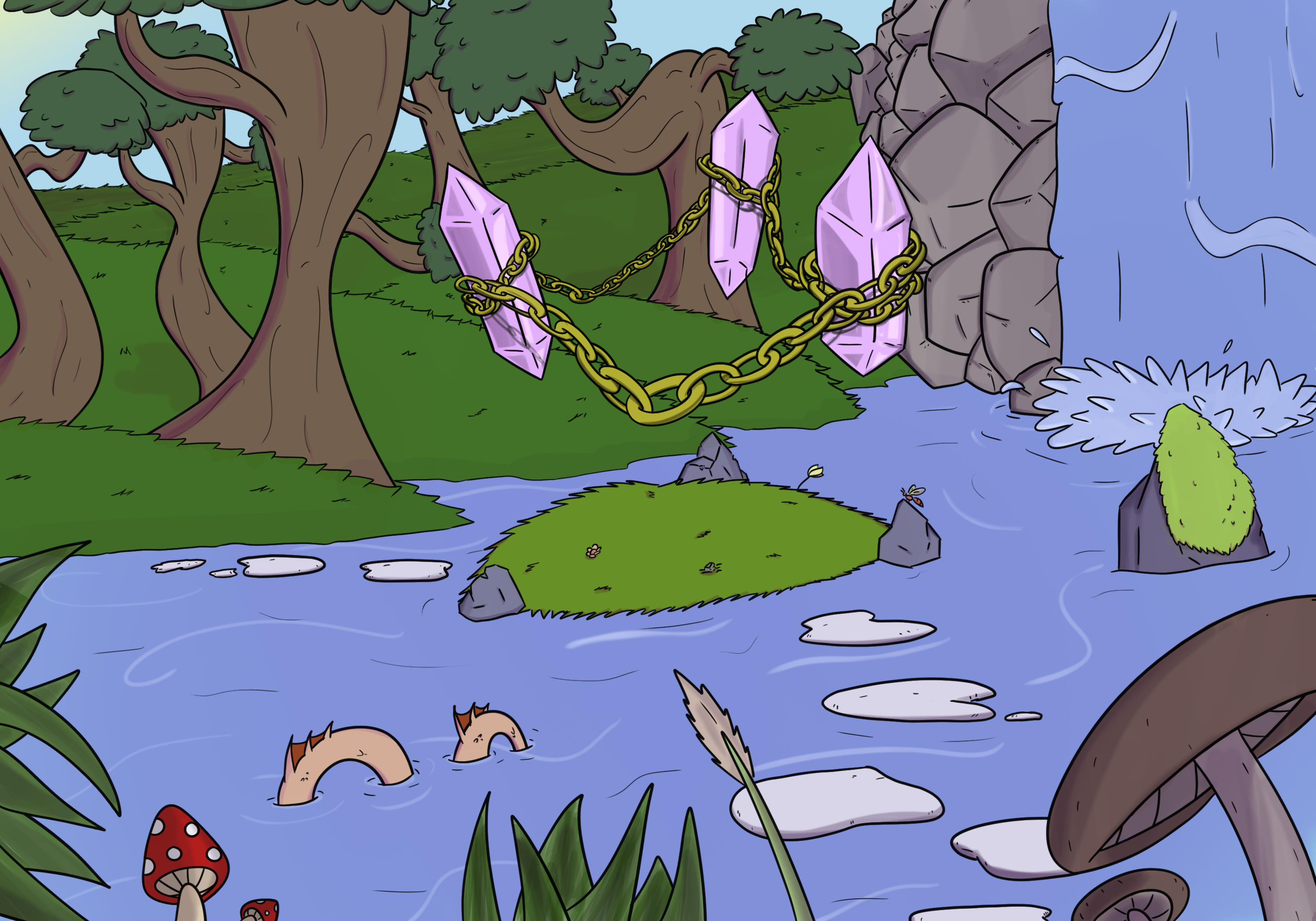 Homework: Exterior Forest by Deterex525 on DeviantArt