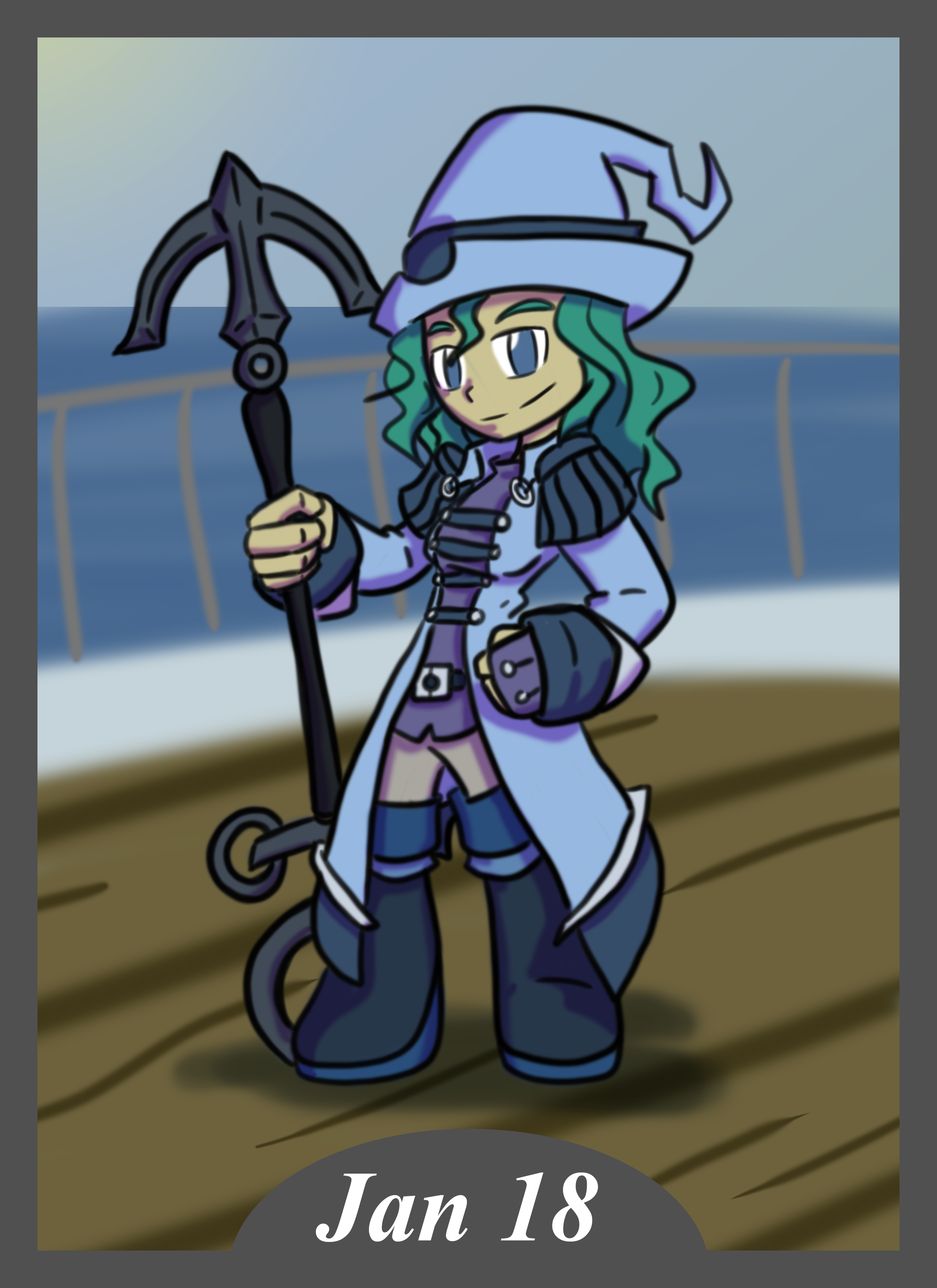 CDC Jan 18: Chibi Nautical Witch by Deterex525 on DeviantArt
