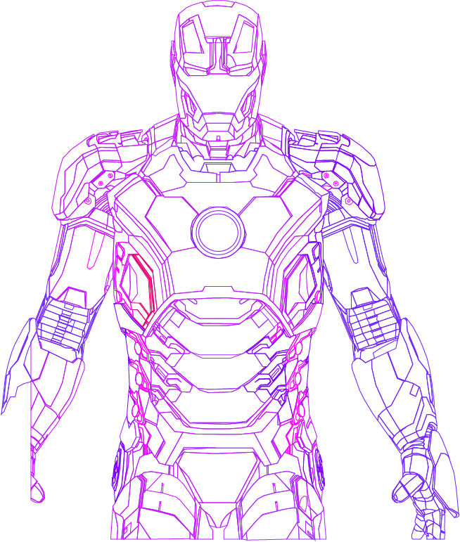 Iron Man mark 42 vector by random-kell on DeviantArt