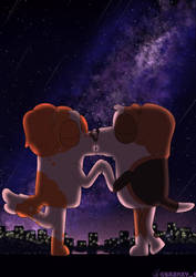 Captain and Mia Shower Stars 