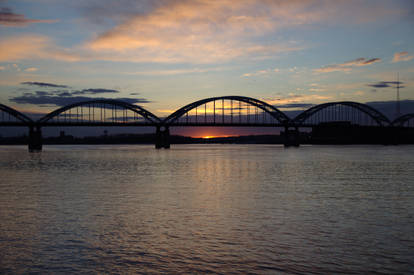 Sunrise Over The Mississippi Camera Raw File