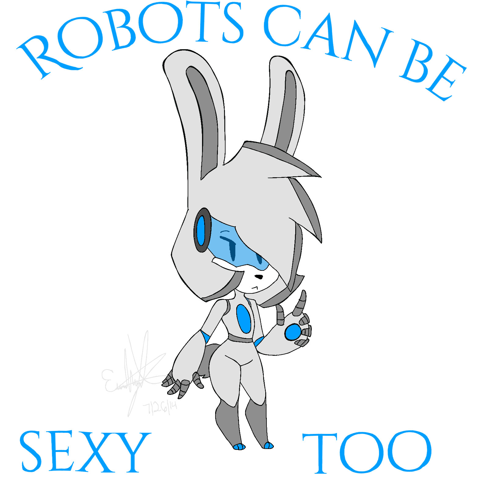 Robots can be sexy too