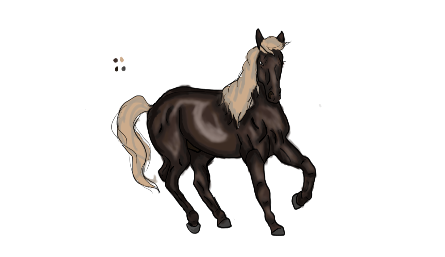 Horse Painting WIP