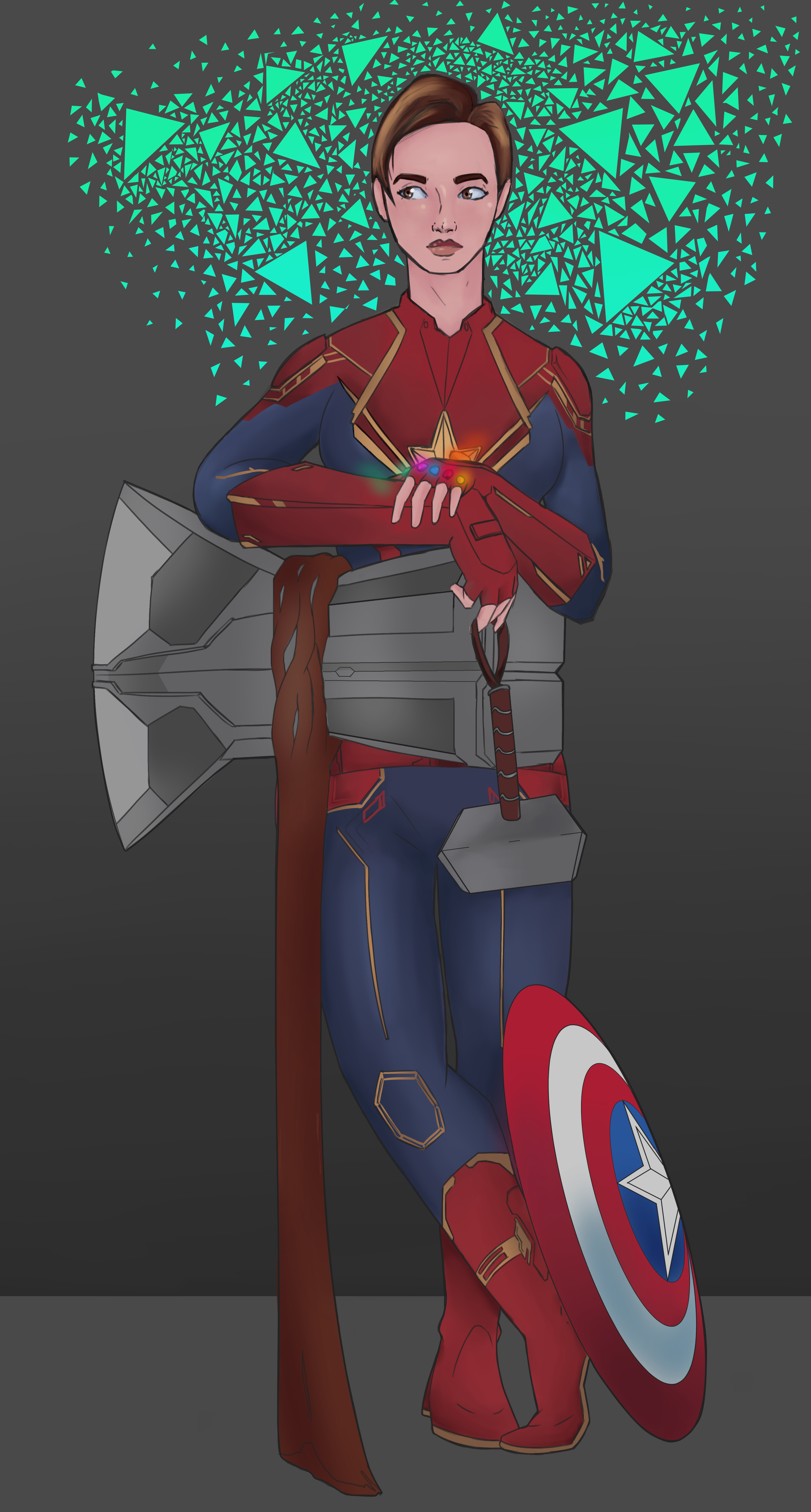 Captain Marvel Is Worthy By Mynameisemeralds On Deviantart