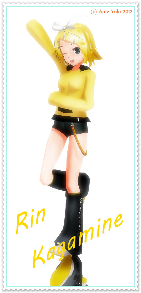 LAT Hoodie Rin Kagamine - Too Cute DL by Ame-Yuki on DeviantArt