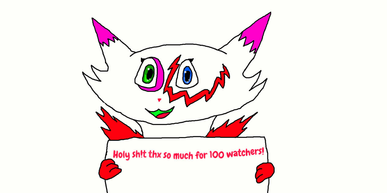 THX SO MUCH FOR 100 WATCHERS by Renutil on DeviantArt