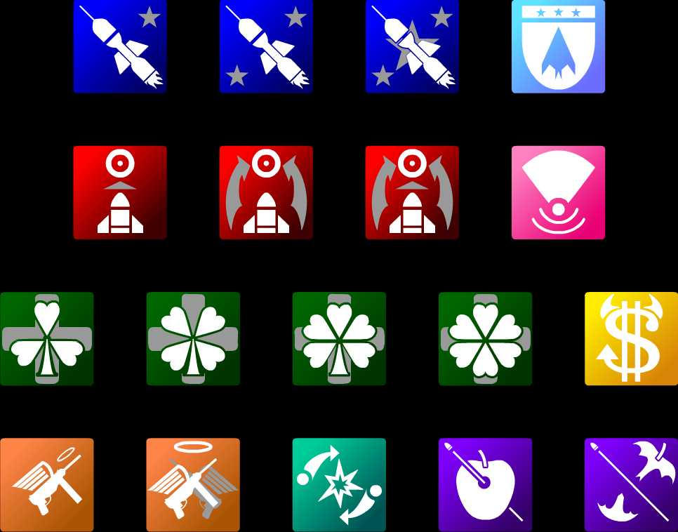 Weapon Icons by Shelhamer on DeviantArt