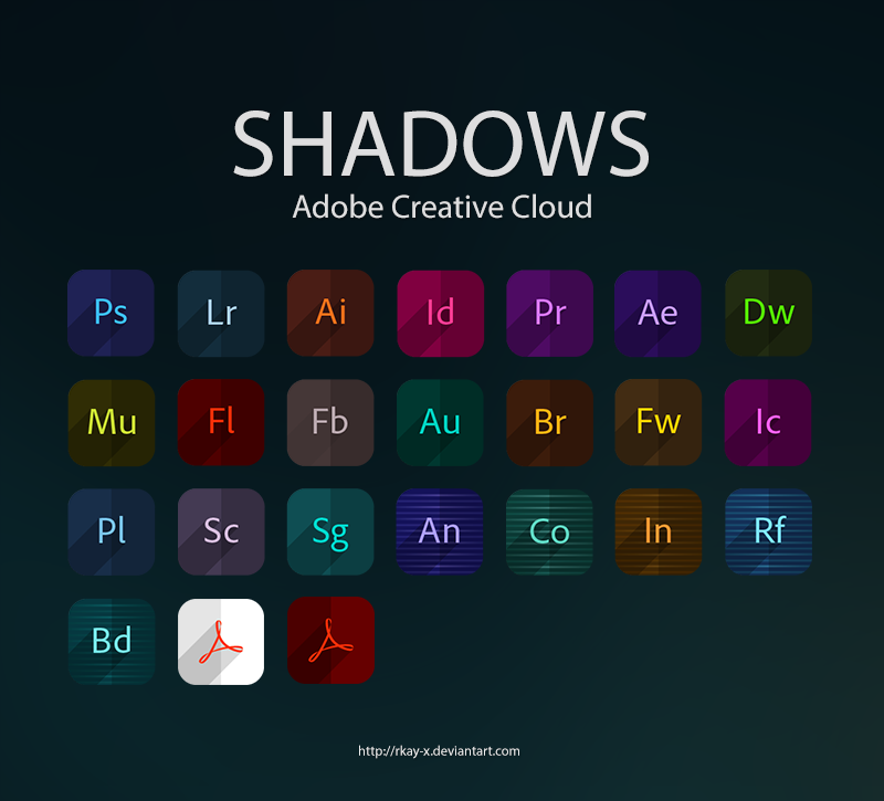 SHADOWS Adobe CC Icons