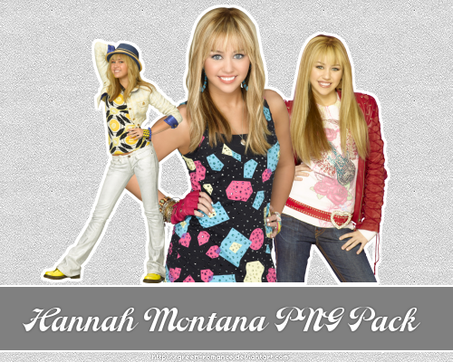 Hannah Montana PNG Pack