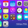 iOS 6 Flat icons