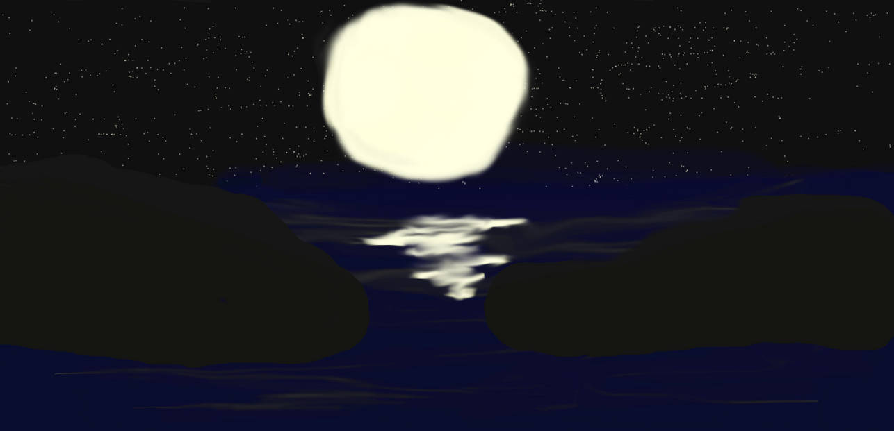 moon at night by tomboy4343 on DeviantArt