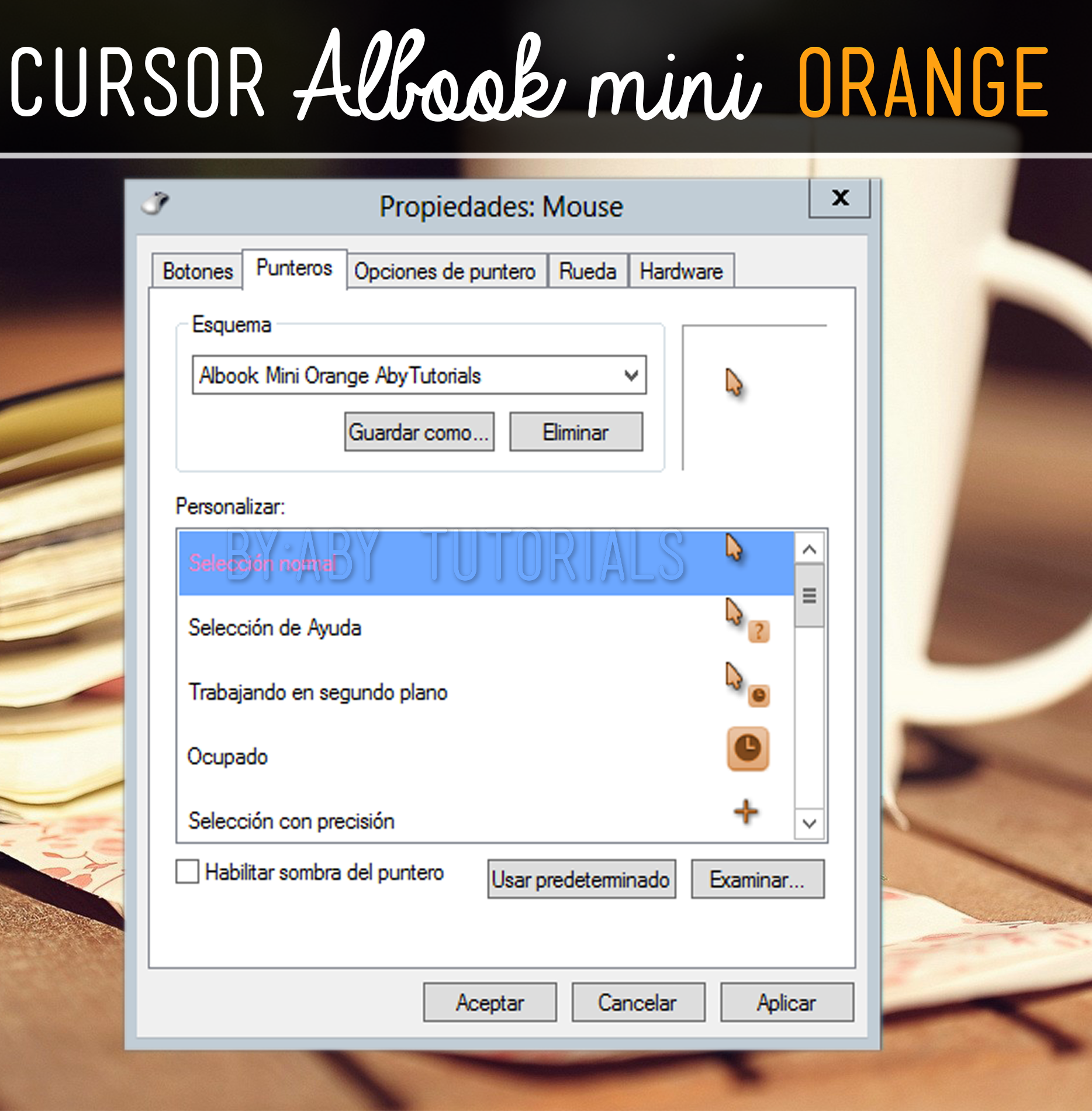 Albook Mini Orange - CURSOR