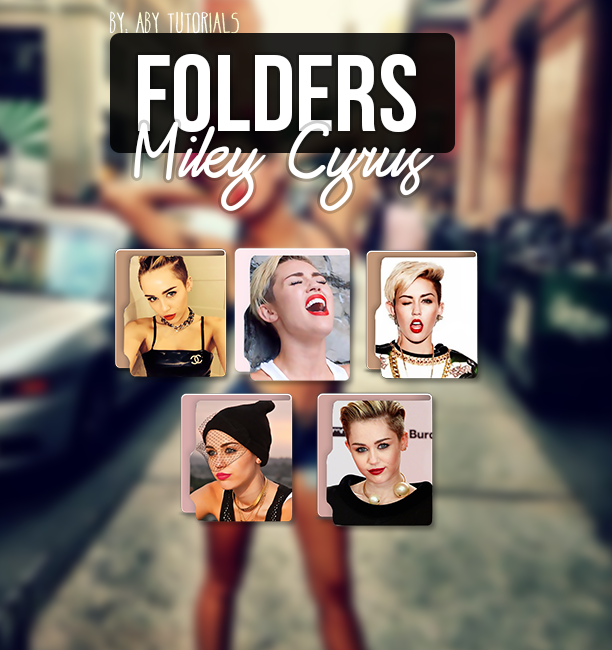 ICONS: Folders Miley Cyrus