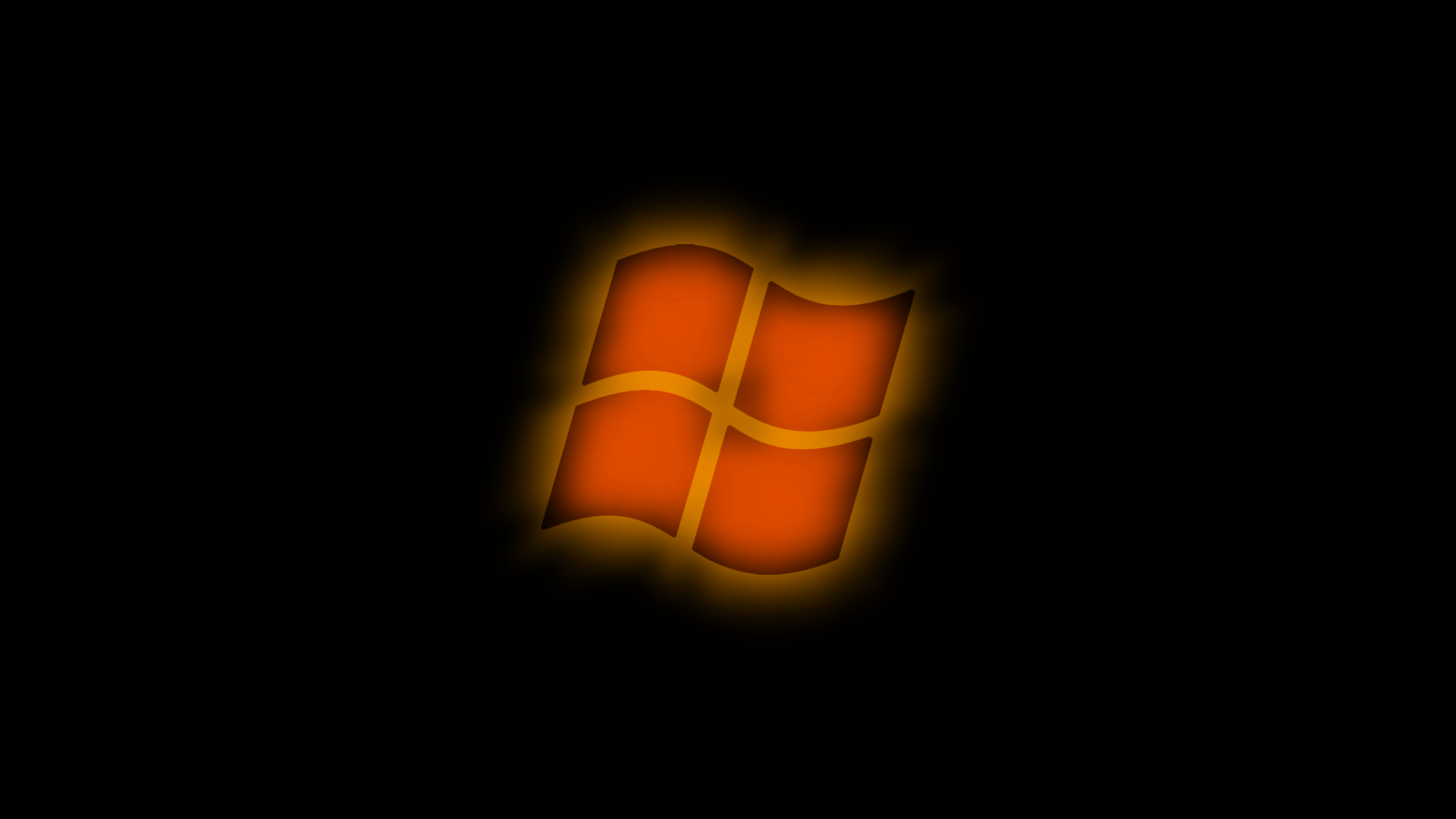 Glowing Windows Logo