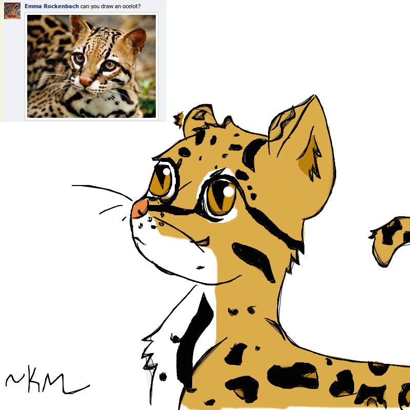 Ocelot by HolographicMouse on DeviantArt